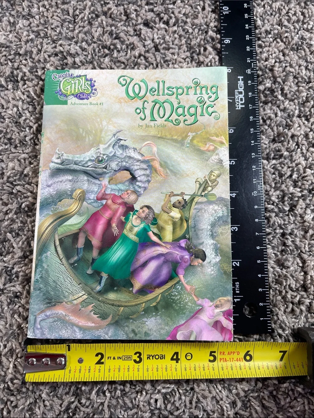 Book: Wellspring of Magic by Jan Fields creative girls club adventure book